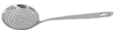 Шумовка "Luxstahl" нерж. ручка 20см, (18/10) толщиной 3 мм кт1086