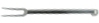 Вилка поварская "Luxstahl" нерж. ручка 24см, (18/10) толщиной 3 мм кт1084