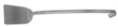 Лопатка "Luxstahl" нерж. ручка 34см, (18/10) толщиной 3 мм кт1098